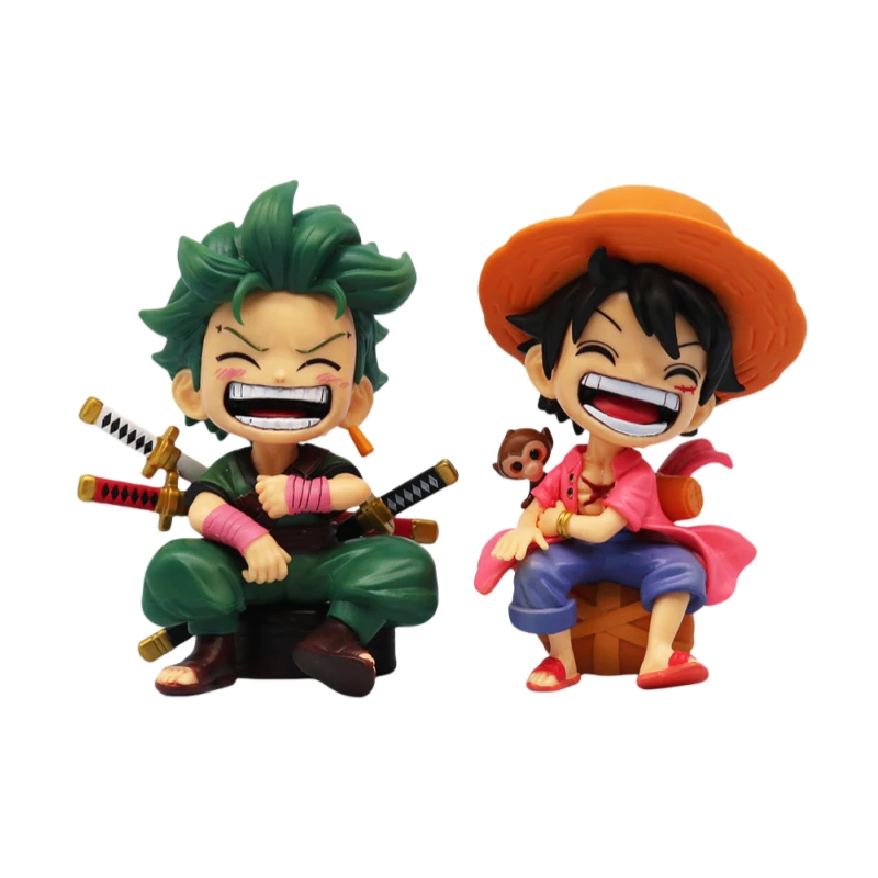5 รูปแบบ Q รุ่น One Piece ตัวเลข Luffy Sanji Zoro 12 ซม.อะนิเมะรูป PVC ของเล่นตุ๊กตาตกแต่งเด็กคริสต์มาสของขวัญ thumbnail 6