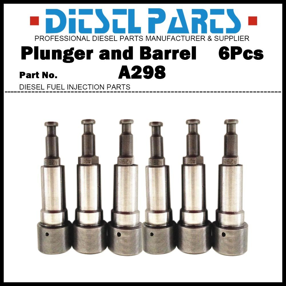 6 ชิ้น Plunger A298 Plunger และชุดถัง A298 131154-5620 สําหรับ Komatsu PC200LC-7 4D102 6D102 S4D102 