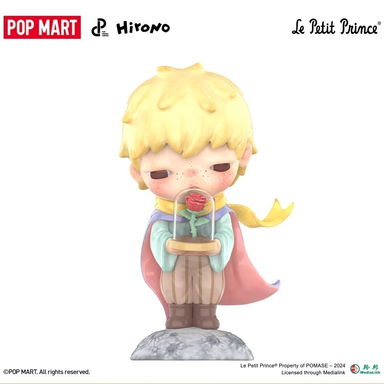 Popmart Ono Hirono Little Prince Hand-Made แขวนการ์ดเครื่องประดับตุ๊กตาของขวัญเครื่องประดับเดสก์ท็อป