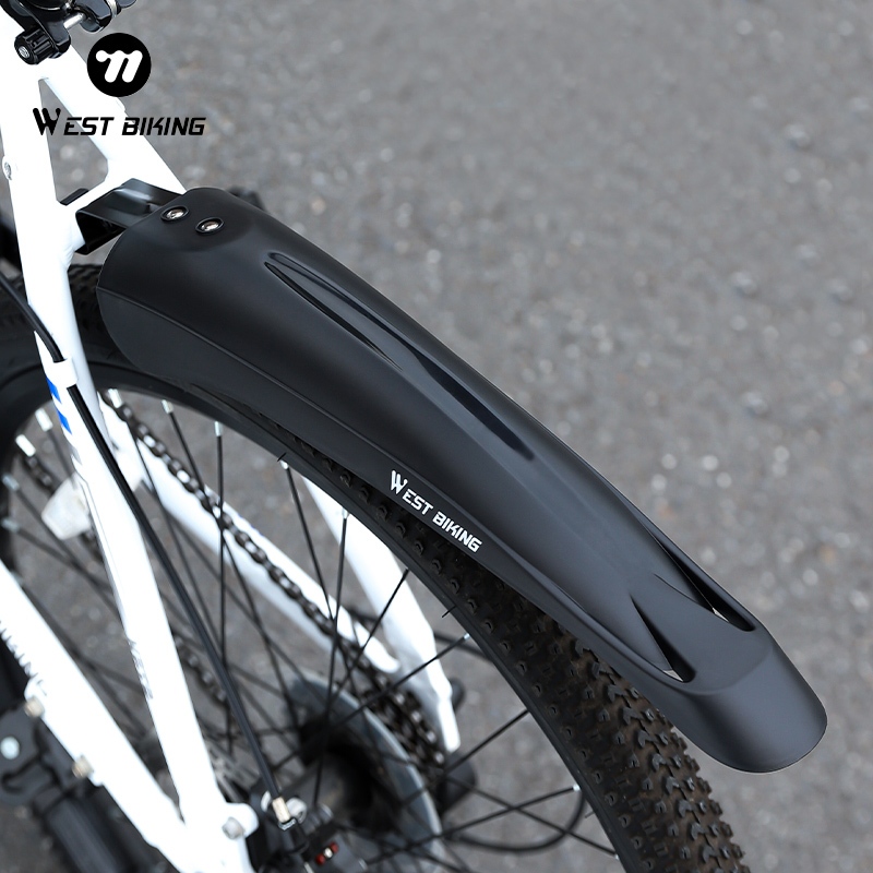 【พร้อมส่งจากกรุงเทพ】WEST BIKING ป้องกัน Mud Splash จักรยานเสือภูเขา Fender Anti-Fouling กันน้ําจักรยาน Mudguard Quick Disassembly ทําความสะอาดจักรยานอุปกรณ์เสริม 20/22/24 นิ้ว