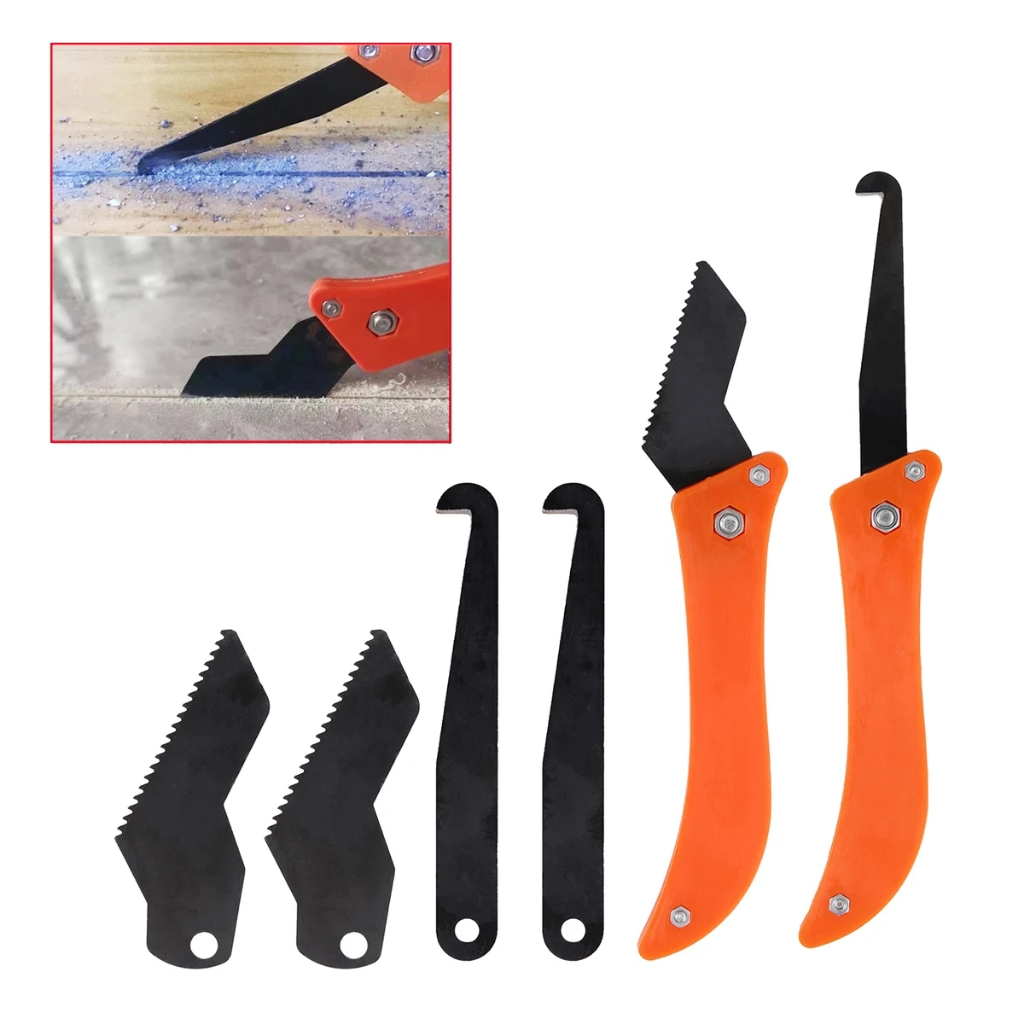 Tile Gap Repair Hook มีดสําหรับทําความสะอาดกําจัดยาแนวเก่าเหล็กทังสเตน Joint Nocher เครื่องมือก่อสร้างมือ