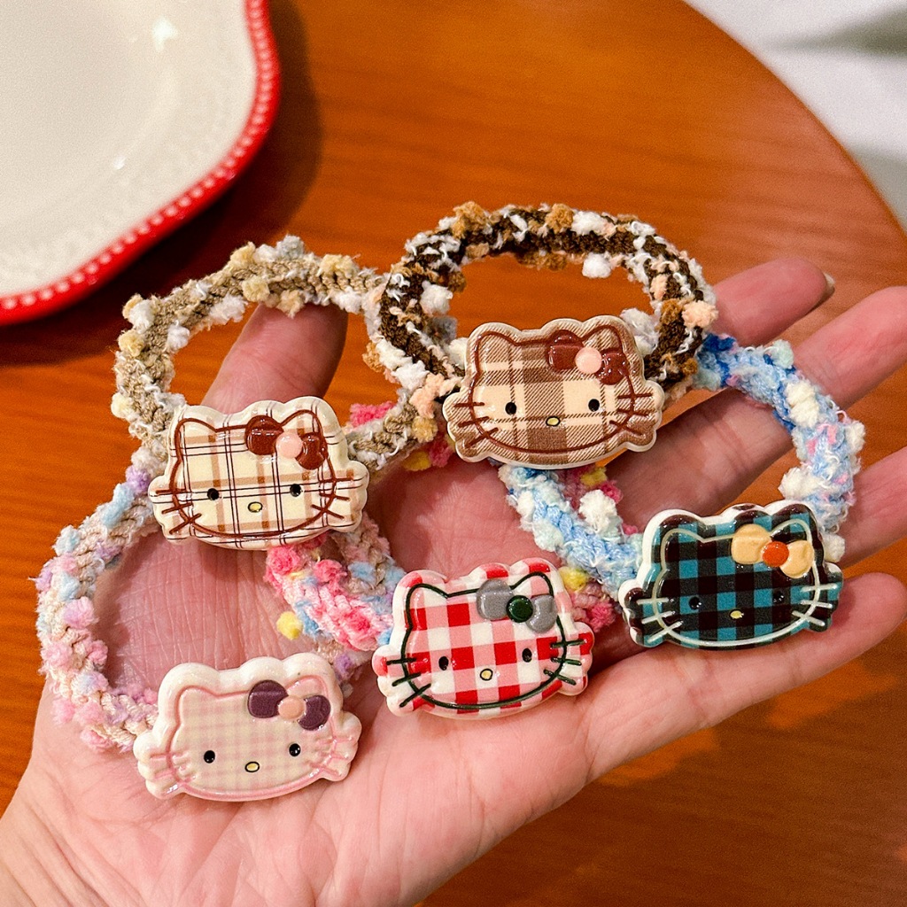 แฟชั่น เกาหลีสี HelloKitty เชือกผมหญิง ins ของขวัญวันเกิดนักเรียนน่ารัก