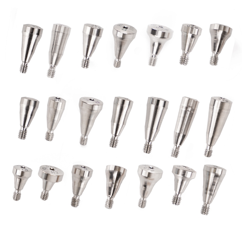 5 ชิ้นธรรมดาไทเทเนียมบ่มสแต็คสําหรับ Osstem บ่ม matrix transfer rod หมวกบ่มอุปกรณ์เสริมในช่องปากแพลตฟอร์มรากเทียม