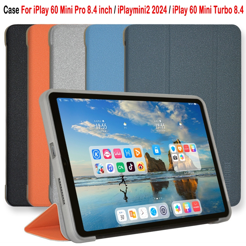 สําหรับ ALLDOCUBE iPlay 70 10.1 นิ้ว (T1051) แฟชั่น Tri-fold Soft ซิลิโคนแท็บเล็ตป้องกันกรณี iPlay70 10.1 "2025 คุณภาพสูงกันกระแทก Flip Cover