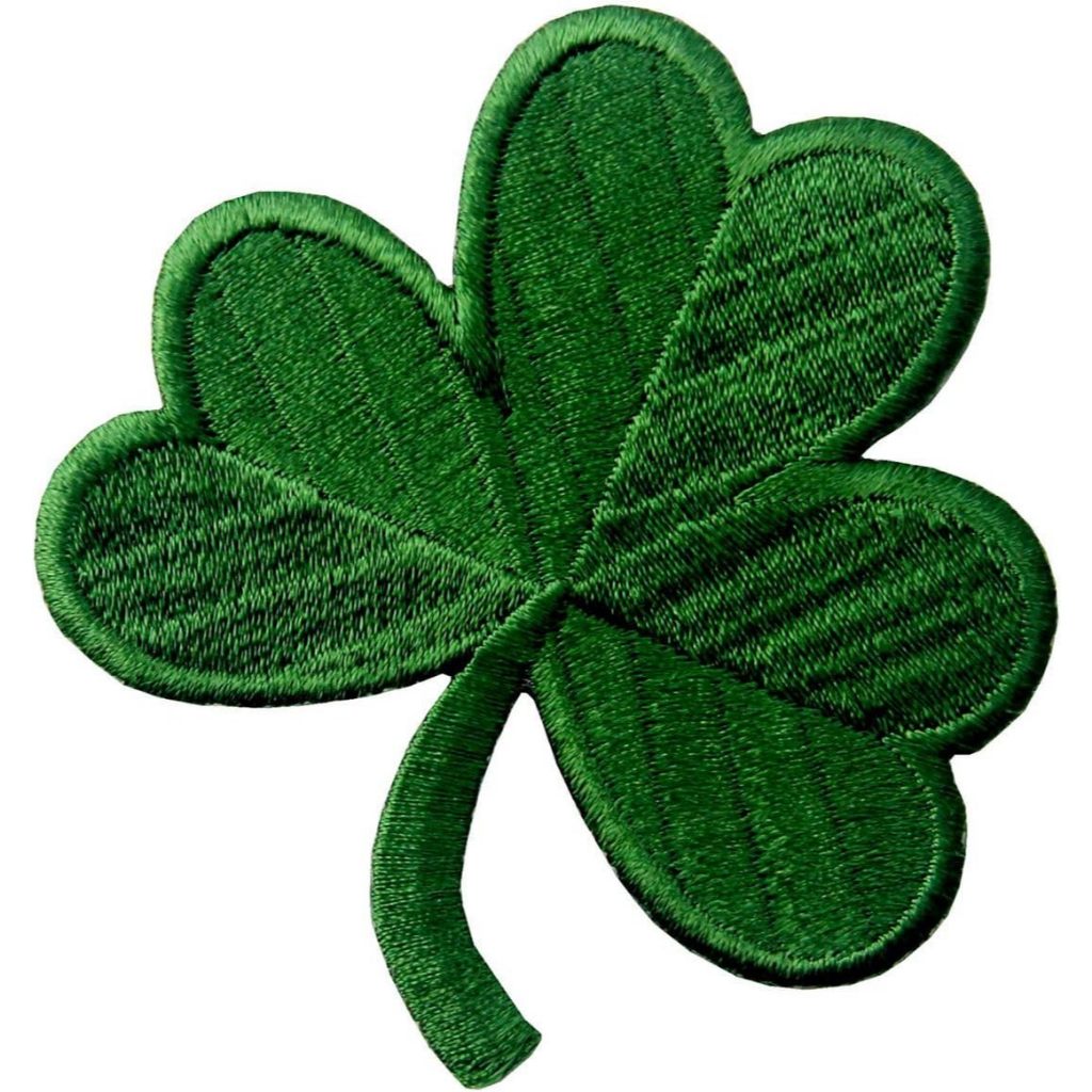 10 ชิ้น/ล็อต Four Leaf Clover Patch สําหรับ Diy ผ้าเหล็กบนสติกเกอร์เย็บเหล็กบน Patch บนเสื้อหมวกรองเท้า Applique