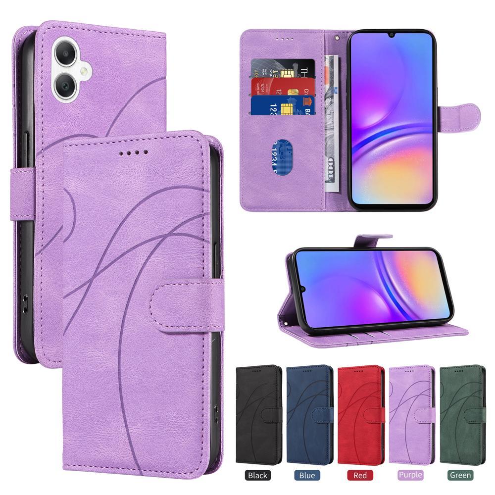 SAMSUNG กระเป๋าสตางค์สําหรับsamsung Galaxy A06 A16 A55 A35 A25 A15 A05 A05s A54 A34 A24 A14 A04e A04s A73 A53 A33 A23e A13 A03sฝาครอบโทรศัพท์แม่เหล็กหนัง