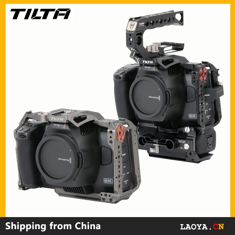 TILTA Full Camera Cage for BMPCC 6K Pro G2 TA-T11-FCC-B TA-T11-FCC กรงกล้องเต็มรูปแบบสําหรับ