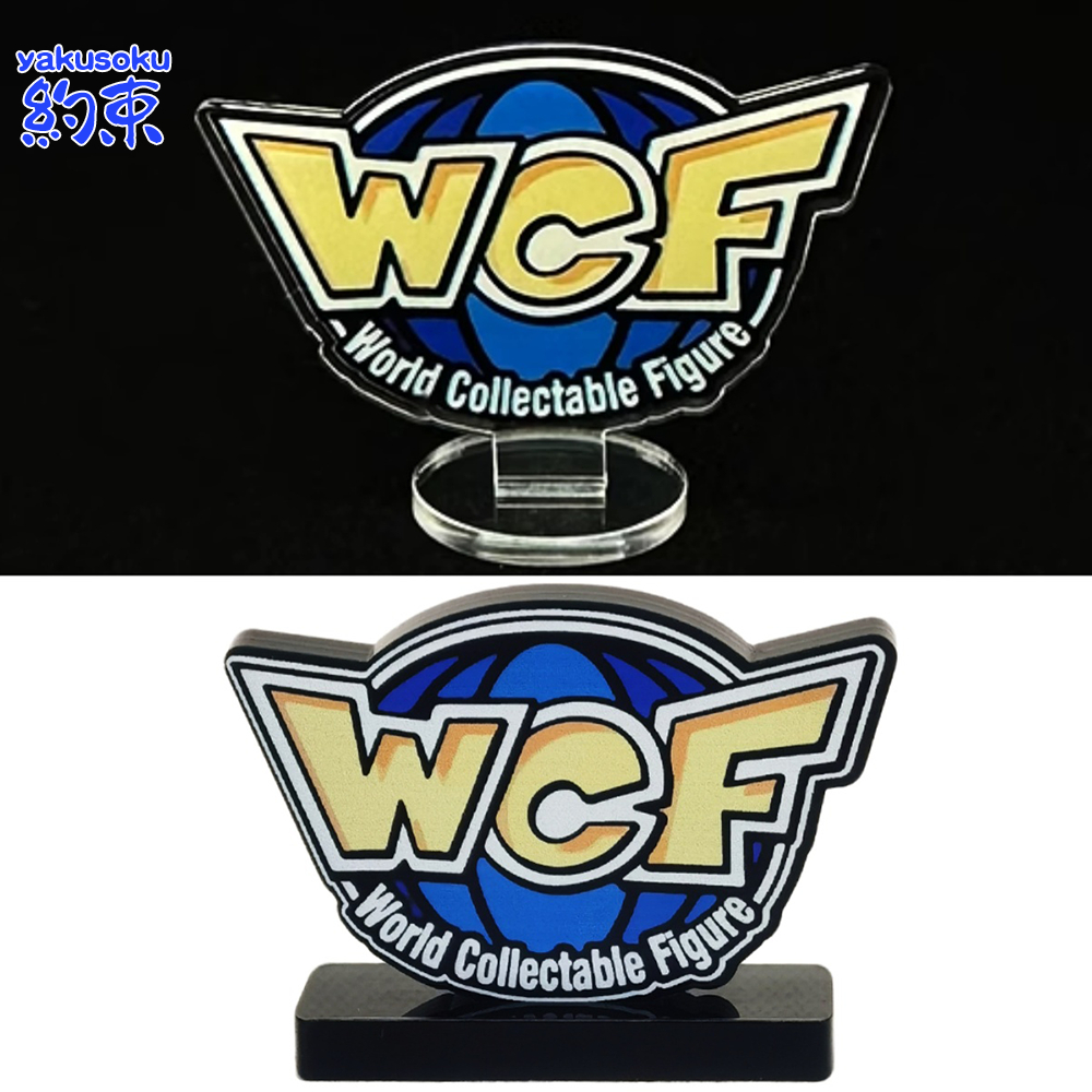 ขาตั้งอะคริลิค WCF รูปโลโก้โจรสลัด Dragon Ball Naruto ขนาดเล็ก แบบสากล