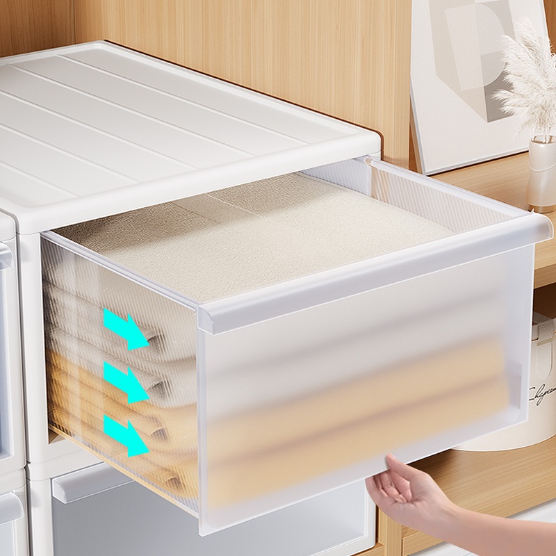 ตู้เสื้อผ้ากล่องเก็บลิ้นชักกล่องเก็บเสื้อผ้าในครัวเรือนตู้เสื้อผ้ากล่องเก็บตู้เก็บพลาสติก มีประโยชน์ เครื่องมือ