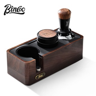 Bincoo เครื่องชงกาแฟจับบรรจุวงเล็บวอลนัท Tamping Powder ฐานเ…
