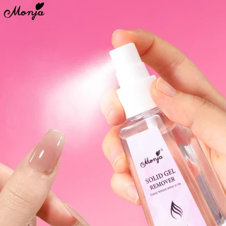 Monja 60ml เล็บ UV กาว Remover สําหรับกดบนเล็บ Soak Off เจลปลอมกาวกําจัด DIY เครื่องมือทําเล็บ