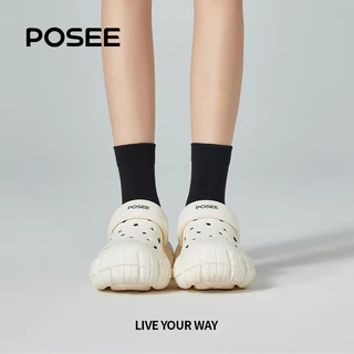 【POSE X Peatwasu】POSE Clogs Pioneer EVA Couple พื้นรองเท้าดีไซน์เฉพาะคู่ กันลื่น รองเท้าหัวโต ระบายอากาศ P2244628