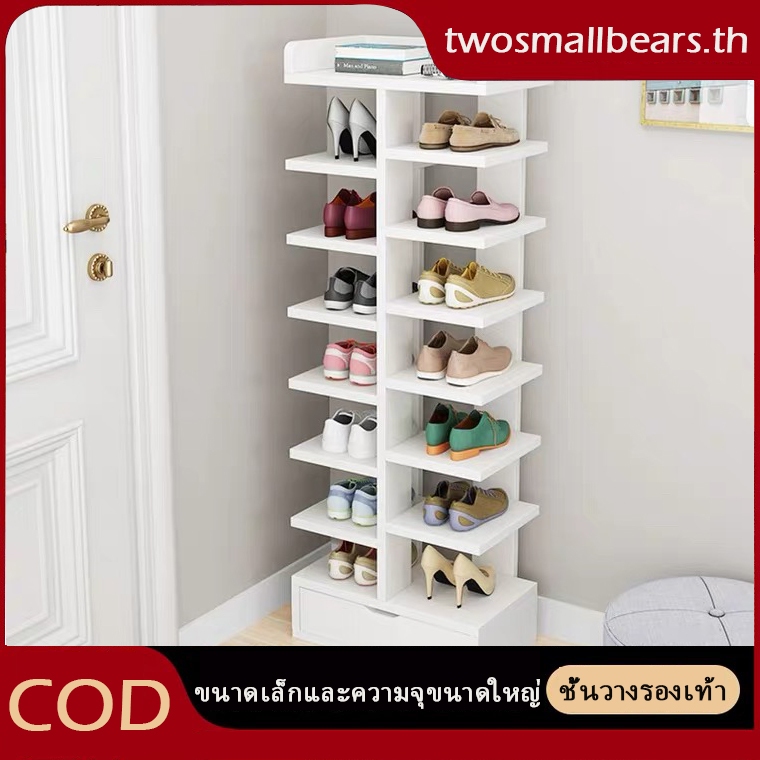 ชั้นวางรองเท้า สำหรับวางของในบ้าน เฟอร์นิเจอร์จัดเก็บรองเท้า  ประหยัดพื้นที่