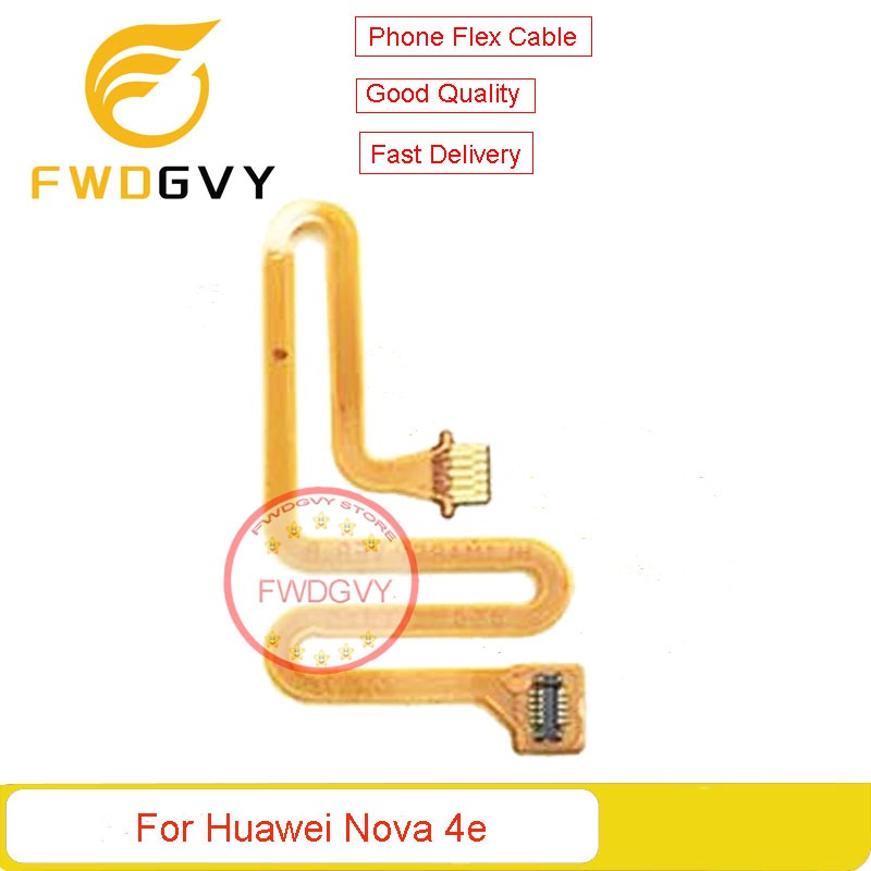 สําหรับ Huawei Nova 4e เซ็นเซอร์ลายนิ้วมือปุ่ม Home Touch ID Flex Cable