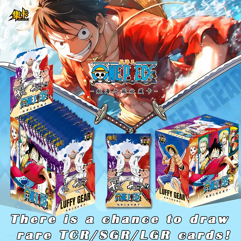 1 แพ็คการ์ด One Piece Zoro Sanji Luffy Nami tcg Trading Card เกมของขวัญปีใหม่ - รูปที่ 6