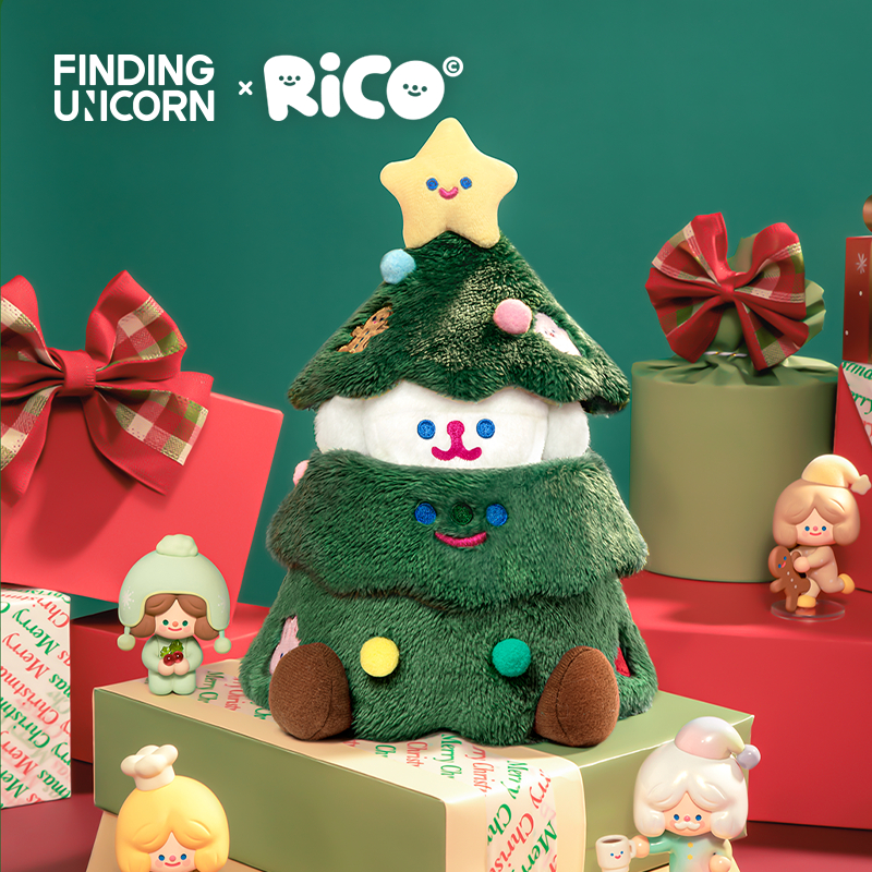 FINDING UNICORN RiCO Christmas Tree Plush Doll（Small Size/Large Size）