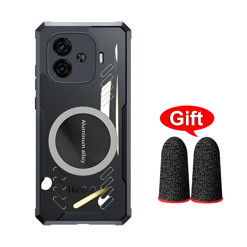 สําหรับVivo iQOO Z9 Turboกรณีอลูมิเนียมกระจายความร้อนสําหรับVivo iQOO Z9S Pro Graphene Cooling Cover