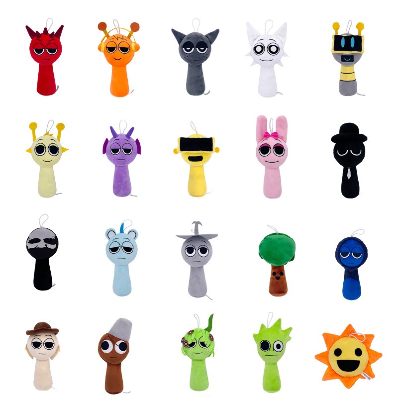 Sprunki Incredibox Sprunki Wenda Grey Oren Raddy ของเล่นตุ๊กตาของขวัญคริสต์มาสสําหรับเด็ก Sprunki