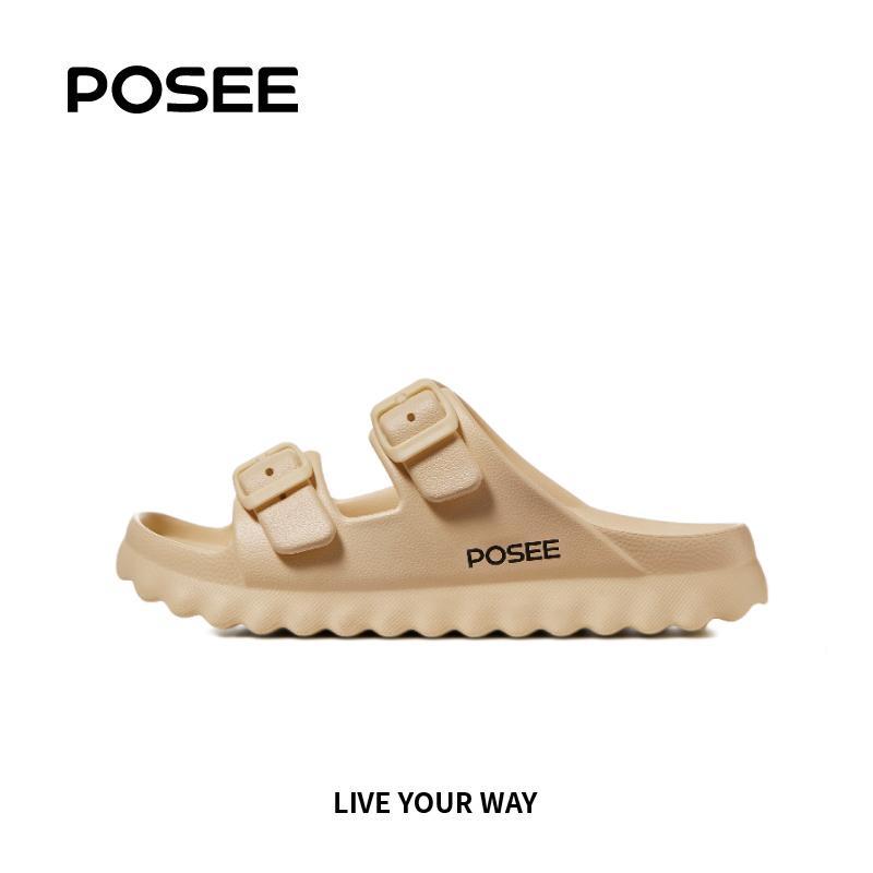 【New Arrival】POSEE รองเท้าแตะปะการังผู้หญิง แฟชั่น ทรงเวฟ EVA ใส่สบาย ใช้ได้ทั้งในร่มและกลางแจ้ง P1249701