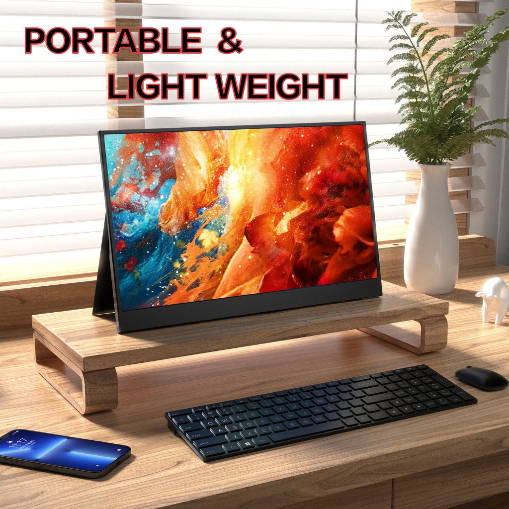 จอภาพแบบพกพา 7.8 นิ้ว 1080P HDR ภายนอก PC Gameing Monitor สําหรับสวิทช์ PS4 โทรศัพท์แล็ปท็อป XBOX แล