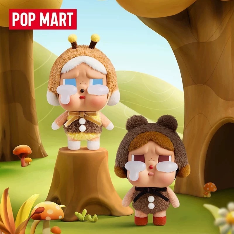 พร้อมส่ง แท้ POP MART CRYBABY Crying Again Series Tears Factory Vinyl Face Plush Blind Box