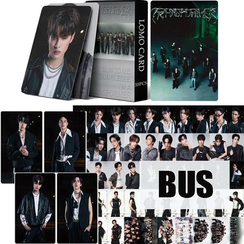 ในสต็อก 2024 การ์ด Lomo Bus เพราะคุณ I Shine 30 ชิ้น Photocards Lomocard Holographic Photocard 55 ชิ้น/กล่อง