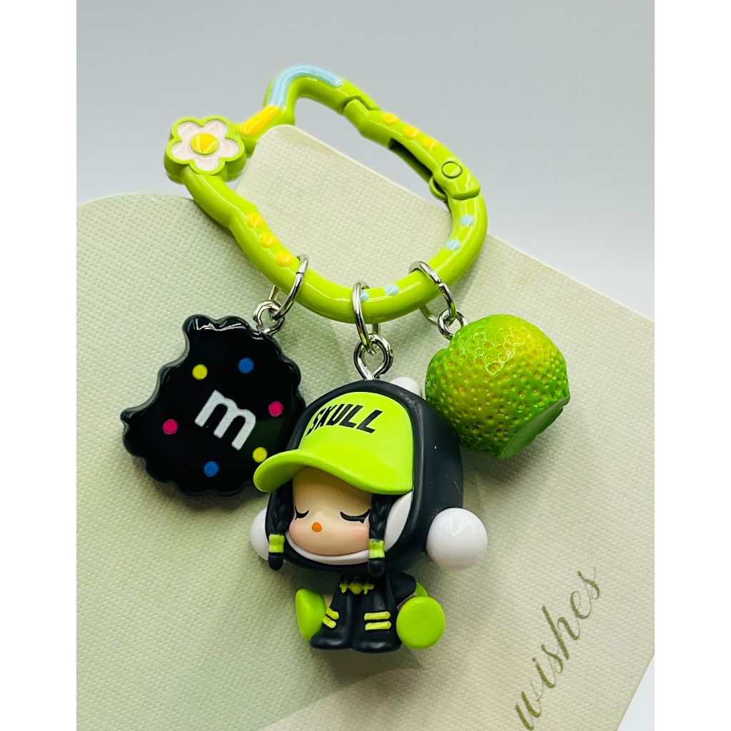 ของแท้ที่นั่งน่ารักเม็ดตุ๊กตาโซ่โทรศัพท์มือถือชุดพวงกุญแจจี้น่ารักหญิงมูลค่าสูงสุดน่ารักประณีตทําด้วยมือ