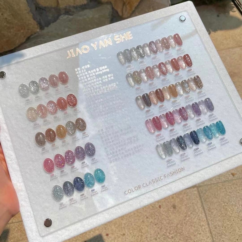 พร้อมส่ง JYS 25 สี สีเจลแฟลช (JIAO YAN SHE) （เวอร์ชัน 2.0）สีเจล ยกเซต เซตสีเจล สีแฟลชสีเจล#JYSK6