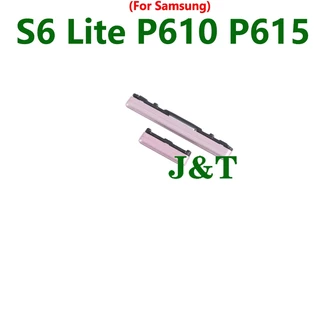 เปิดปุ่มปรับระดับเสียง Flex สําหรับ Samsung Tab S6 Lite P610 P615 โทรศัพท์ด้านข้าง Key up down ปุ่ม Flex Cable