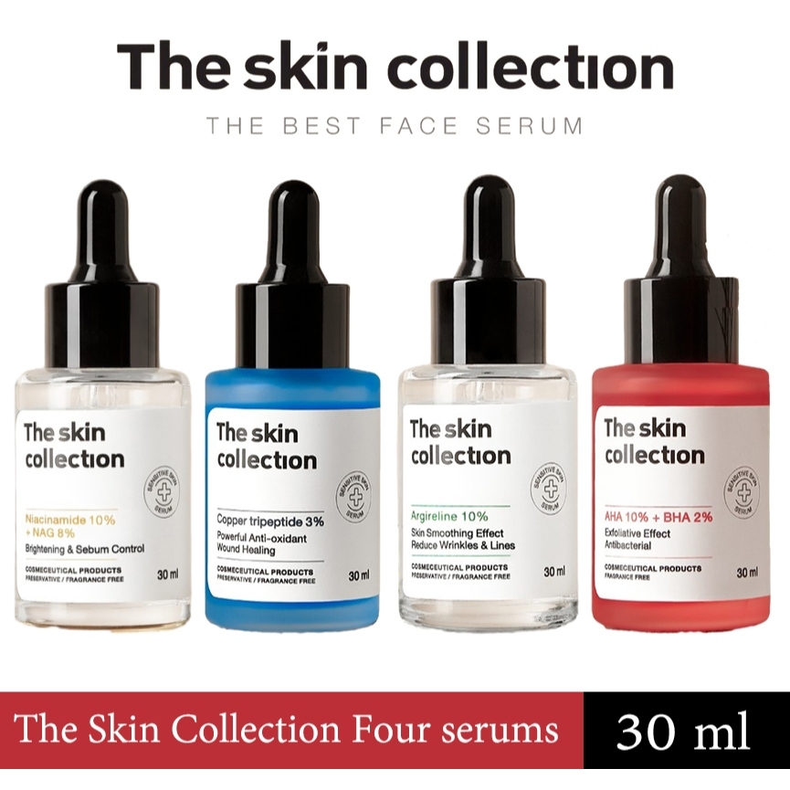 The skin Collection Serum เดอะ สกิน คอลเลคชั่น เซรั่มบำรุงผิว[Niacinamide /Argireline/Tripeptide/AHA] 30 ml