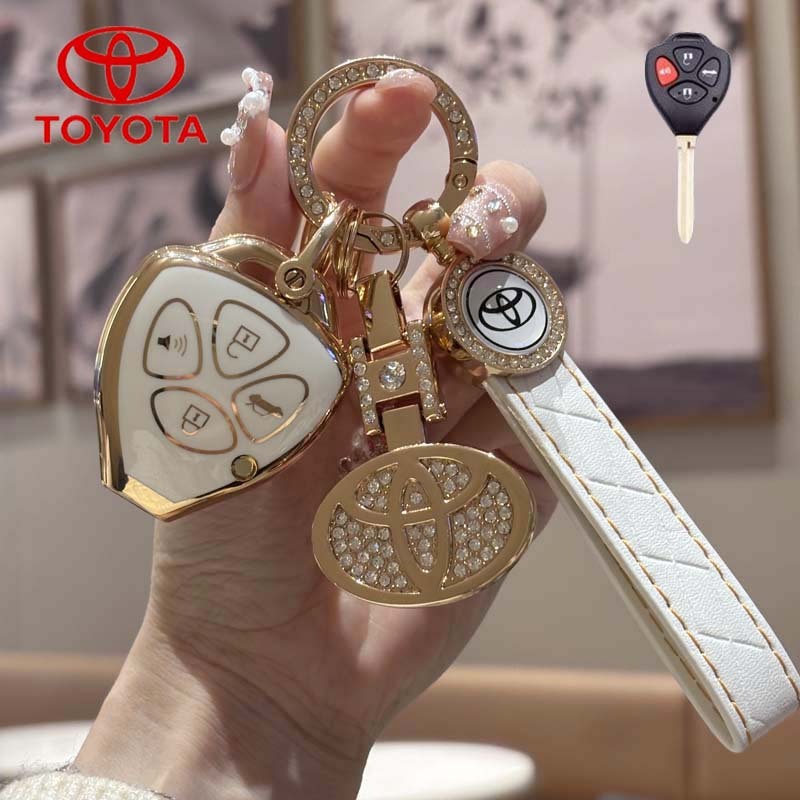 Toyota vigo รถ Remote Key สําหรับ Toyota vigo/innova/altis/camry ฝาครอบกุญแจ Toyota 4 ปุ่มพวงกุญแจอุปกรณ์เสริม
