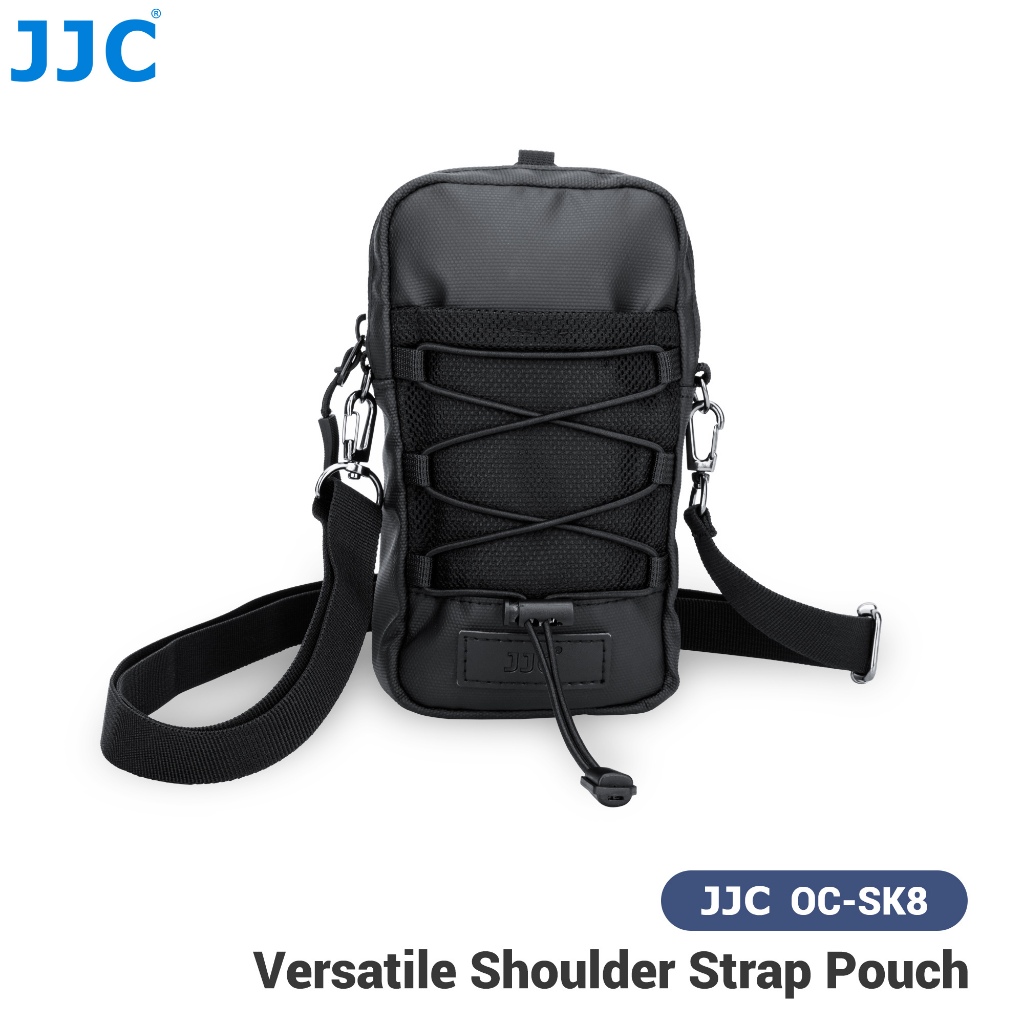 JJC กระเป๋า Outdoor Travel อเนกประสงค์กระเป๋ากันน้ำกระเป๋าพร้อมสายคล้องไหล่สำหรับสมาร์ทโฟน DJI Insta360 Camera กล้องแอคชั่นแคมเมรา waterproof Phone Case Bag Airtag SD Card การ์ดความจำอุปกรณ์เสริมกลางแจ้ง