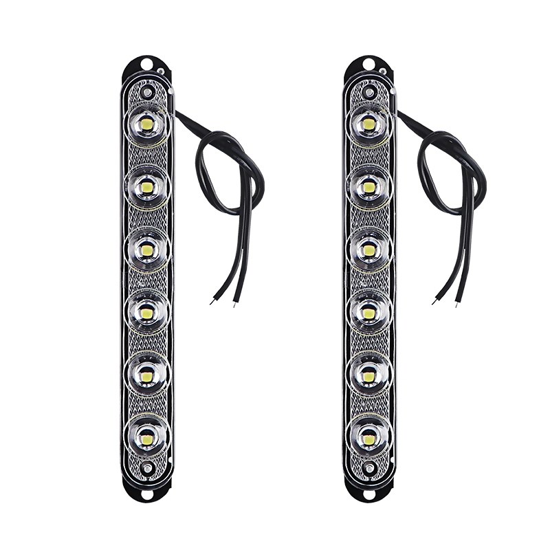 1 PC ความสว่างสูง 6 ชิปรถ LED Strobe Light ไฟฉุกเฉินไฟเตือนกระพริบสําหรับ SUV รถบรรทุก Trailer 12-24V Light Bar - รูปที่ 6