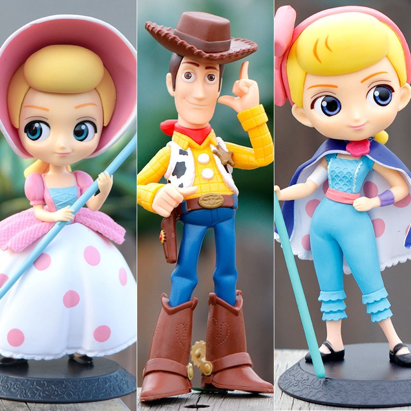 15-19ซม.อะนิเมะtoy StoryรูปWoodyคาวบอยBo Peep Shepherdessเจ้าหญิงQรุ่นPVCตัวเลขการกระทําตุ๊กตาของเล่นของขวัญ
