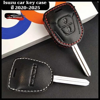 เคสกุญแจรถ Isuzu เหมาะสําหรับฝาครอบกุญแจ Isuzu Dmax/mux Isuzu D-Max พวงกุญแจฝาครอบหนังวัว