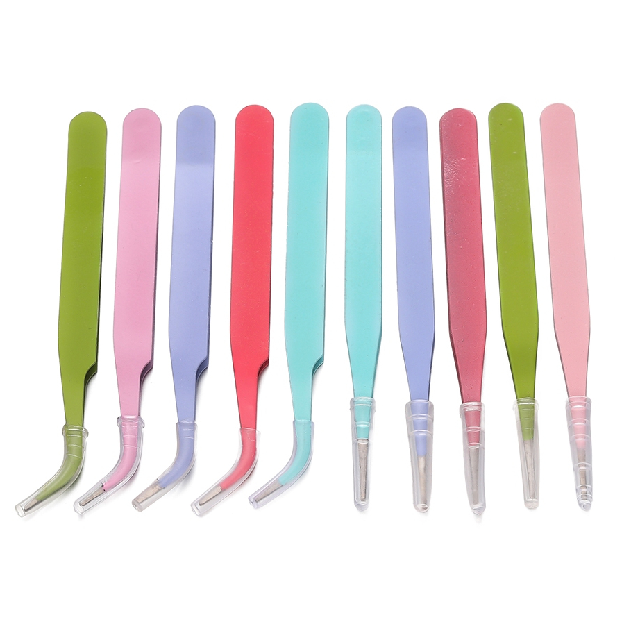 St.kunkka สแตนเลสคู่มือแหนบเครื่องประดับแหนบ DIY สติกเกอร์และเครื่องประดับทํา