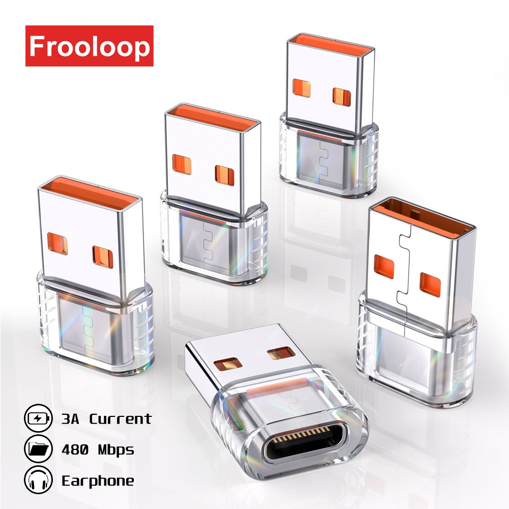 3a 10Gbps USB A ถึง Type C อะแดปเตอร์ USB 3.0 ชาย USB-C หญิง OTG Converter Audio AUX Connector