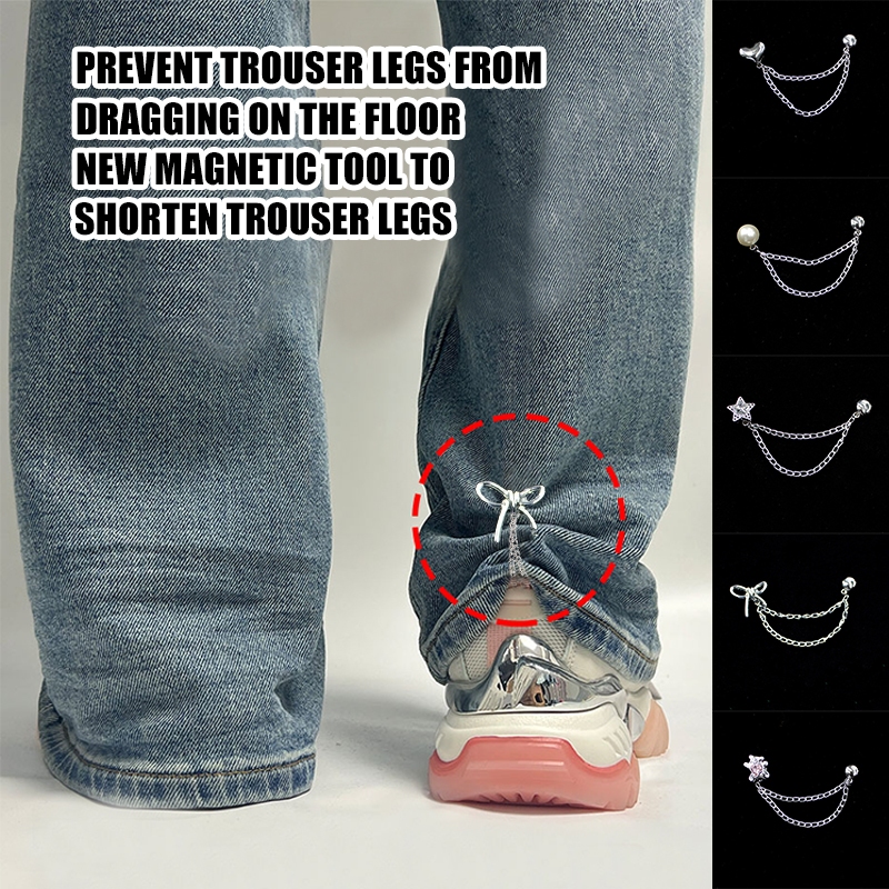[YUNYUAN] หลากหลายรูปแบบของโซ่หัวเข็มขัดแม่เหล็กแขนยึดหัวเข็มขัดแม่เหล็กเอวกระชับหัวเข็มขัดเสื้อยืดสิ่งประดิษฐ์ปรับสั้น, หัวเข็มขัดกระชับขากางเกง