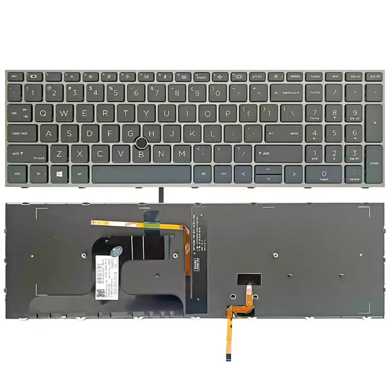 US สําหรับ HP ZBOOK17 G7/G8 ZBOOK Fury 17 G7 ZBook Fury 17 G8 M20128-001 แป้นพิมพ์แล็ปท็อป