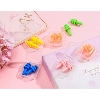 ที่อุดหูซิลิโคนป้องกันเสียงรบกวนและฉนวนกันเสียงนักเรียนเรียน…