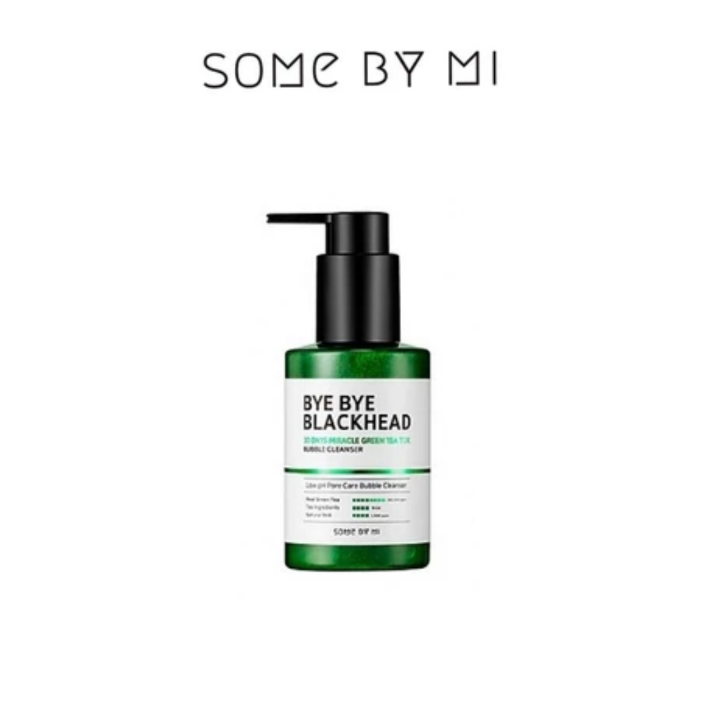 [SOME By MI] Bye Bye Blackhead 30 Days Miracle Greentea Tox Bubble Cleanser 120g