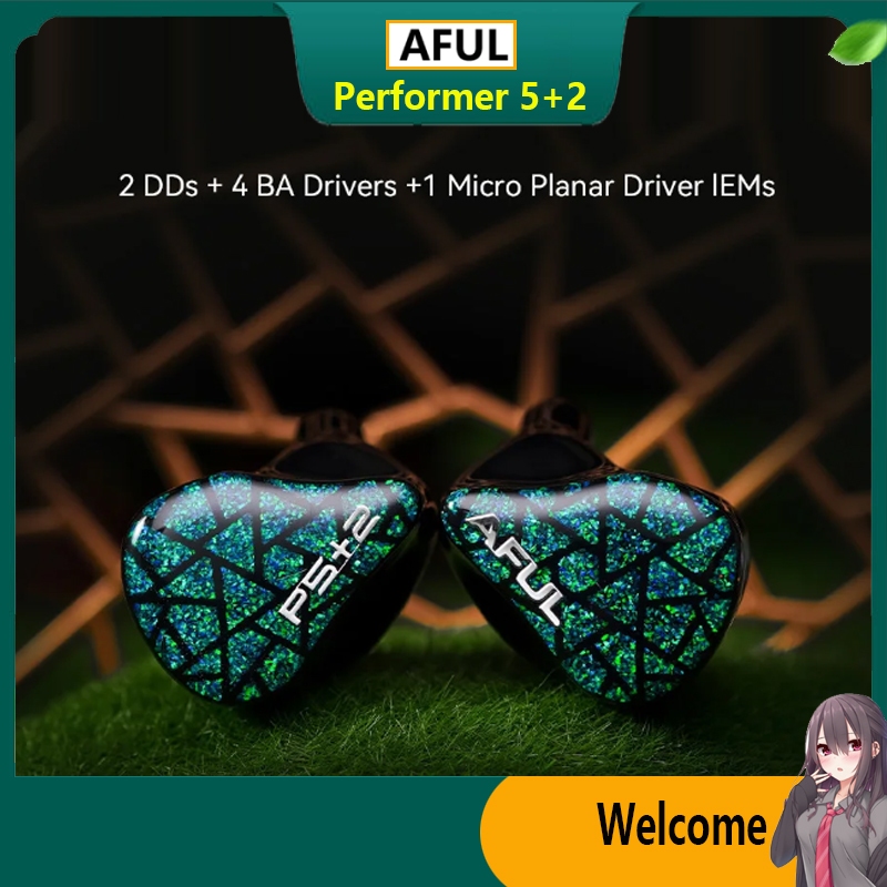 Aful Performer 5+2 2DD + 4BA + 1Micro Planar In Ear Monitor หูฟัง HiFi แบบมีสาย Hybrid หูฟังเพลง IEMs| ไฮไฟโก