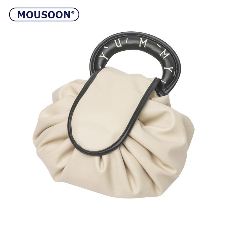 MOUSOON มูซูน ความจุขนาดใหญ่กระเป๋าเครื่องสําอางแบบพกพาการจัดเก็บใหม่ขั้นสูงขี้เกียจกันน้ําเดินทางผลิตภัณฑ์ดูแลผิว เชือกรูด ล้างกระเป๋า