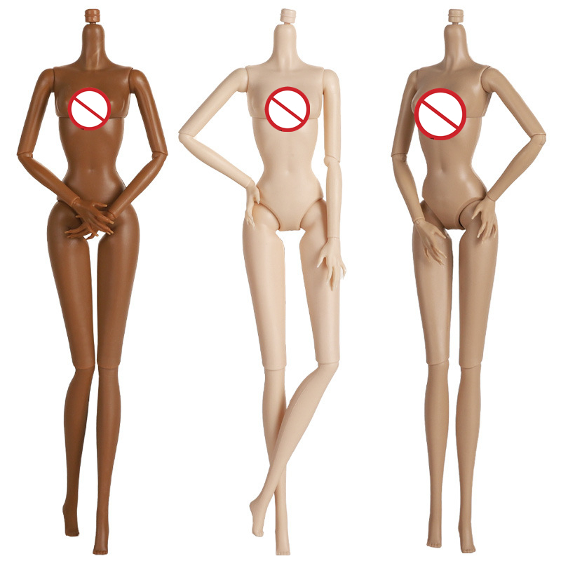30 ซม.ตุ๊กตา Body Supermodel Body อุปกรณ์เสริม Multi Joint สีขาว / Tan Skin DIY สาวของเล่น