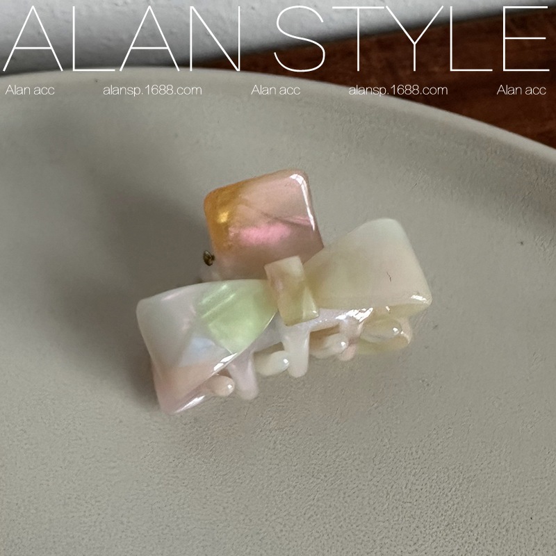 โบว์ขนาดเล็ก Acetate น่ารักกรงเล็บผมอารมณ์อเนกประสงค์ปูผมคลิป Beatiful Clamps สําหรับผู้หญิงแฟชั่นอุปกรณ์เสริม ราคา ถูกที่สุด ดีลบีเคเค แกลเลอรีภาพที่ 8