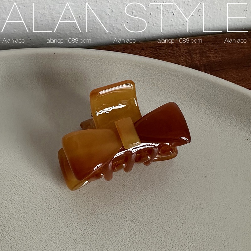 โบว์ขนาดเล็ก Acetate น่ารักกรงเล็บผมอารมณ์อเนกประสงค์ปูผมคลิป Beatiful Clamps สําหรับผู้หญิงแฟชั่นอุปกรณ์เสริม ราคา ถูกที่สุด ดีลบีเคเค แกลเลอรีภาพที่ 9