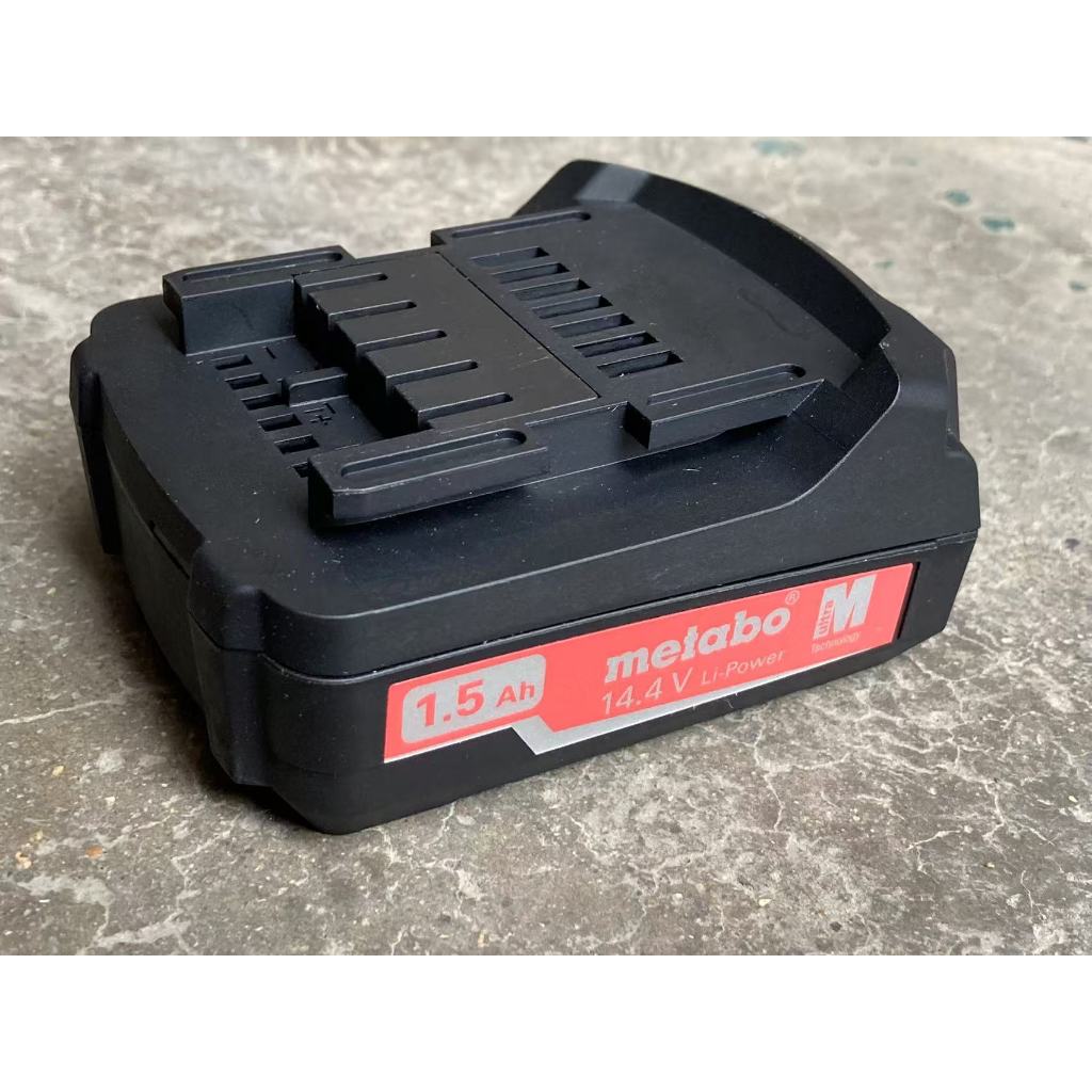 แบตเตอรี่ Metabo 14.4V 1.5AH แบตเตอรี่เดิมใหม่เอี่ยมของแท้เครื่องมือไฟฟ้า