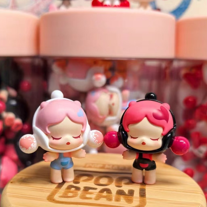 ของแท้ POP BEAN กอด serie SP MOLLY ตกแต่งโต๊ะทํางานของขวัญวันเกิดสําหรับเด็กผู้หญิง-ฟรีกาวนาโน