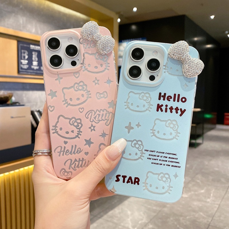 สําหรับRealme 11 12 13 14 Pro Plus 11X 12X 14T 5Gหมายเหตุ50 C53 C51 C63 C61 C65 C75 C67 Kittyเคสโทรศัพท์Soft Bling