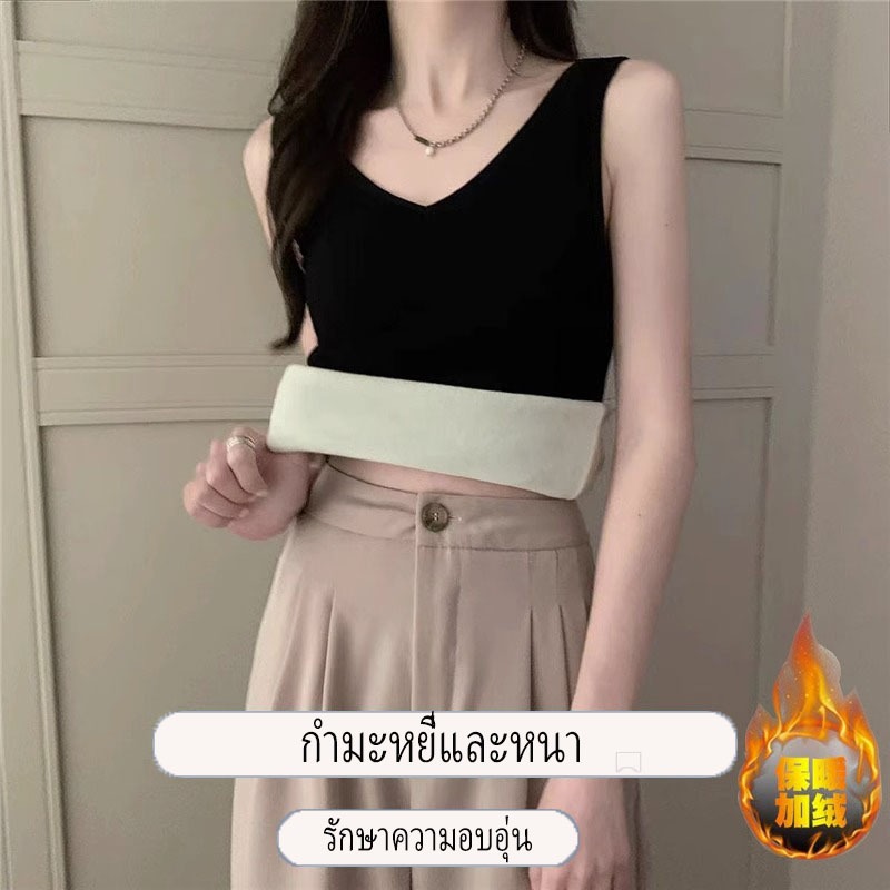 LYILILadies เสื้อกั๊กผ้าฝ้ายอุ่น FleeceLined และหนาฤดูใบไม้ร่วงและฤดูหนาวสําหรับด้านในและด้านนอกสวมใส่ Essential สําหรับการป้องกันความหนาวเย็น 605 THR1